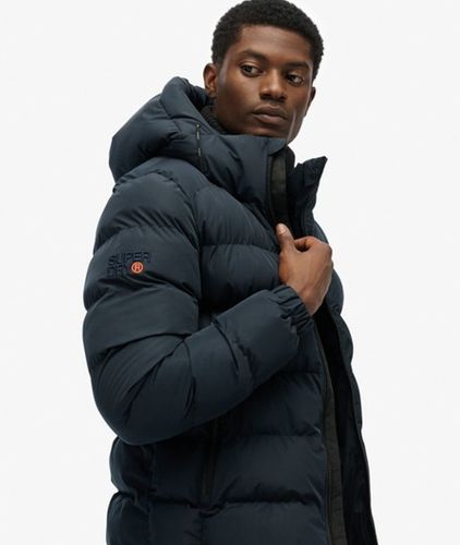 Herren Sportliche Kapuzen-steppjacke mit Lockerer Passform - Größe: L - Superdry - Modalova