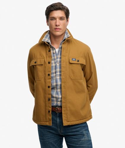 Herren Vintage Miller Overshirt mit Teddyfutter - Größe: L - Superdry - Modalova