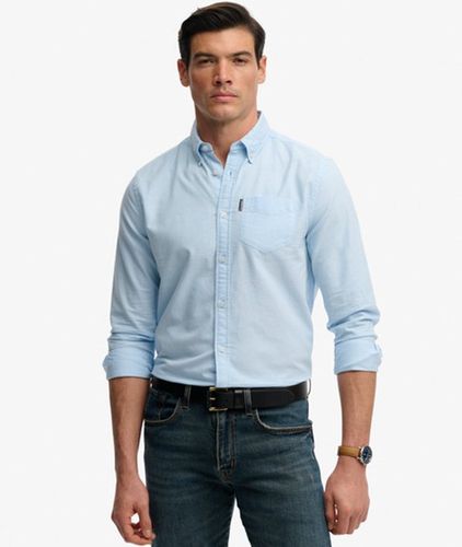 Herren Essential Oxford Langarmhemd - Größe: XL - Superdry - Modalova