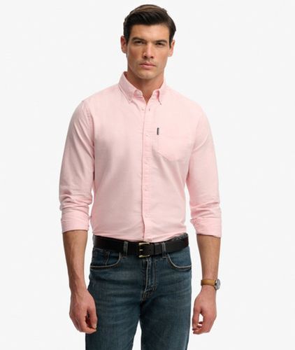Herren Essential Oxford Langarmhemd - Größe: Xxl - Superdry - Modalova