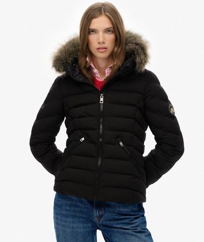 Doudoune Fuji à Capuche Fourrure Synthétique Taille: 44 - Superdry - Modalova
