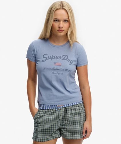 Damen Athletic Essentials T-shirt mit Schmaler Passform - Größe: 38 - Superdry - Modalova