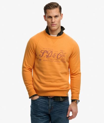 Herren The Merchant Store - Sweatshirt mit Vintage-print - Größe: S - Superdry - Modalova