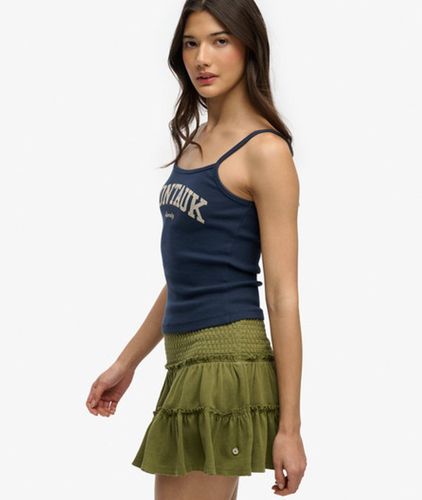 Damen Gestufter Jersey-minirock - Größe: 36 - Superdry - Modalova