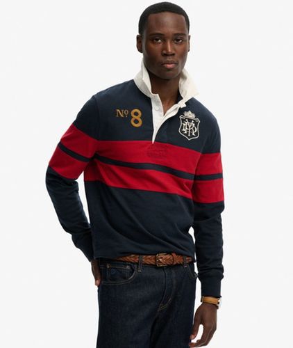 Polo de Rugby Double Emblem à Rayures Taille: XL - Superdry - Modalova