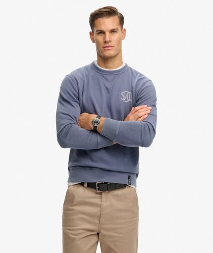 Herren Baumwolle Grafischer Druck The Merchant Store-Sweatshirt, & , Größe: L - Superdry - Modalova