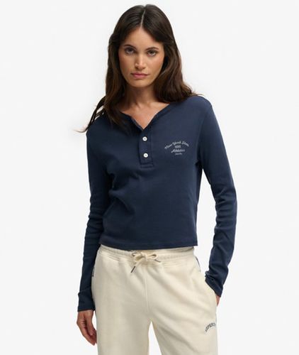 Haut à Manches Longues Athletic Essentials Avec Boutons Taille: 38 - Superdry - Modalova