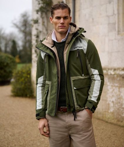Herren Kapuzen-windbreaker mit Colorblocking - Größe: S - Superdry - Modalova