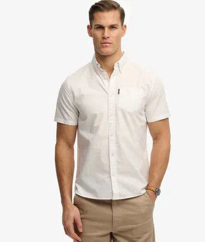 Chemise Oxford Manches Courtes Coupe Classique Taille: M - Superdry - Modalova