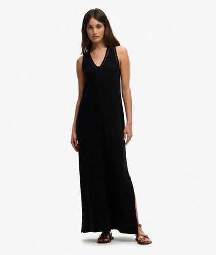 Damen Jersey-maxikleid mit Leitermuster - Größe: 40 - Superdry - Modalova