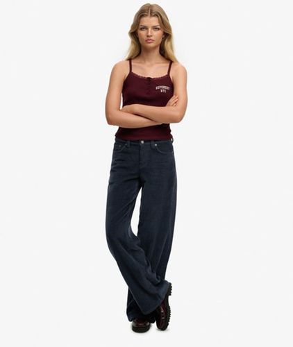 Pantalon en Velours Côtelé Large Taille Moyenne Taille: 26/30 - Superdry - Modalova
