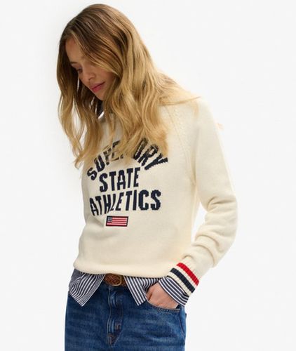 Pull en Maille à Motif Intarsia Décontracté Taille: 40 - Superdry - Modalova