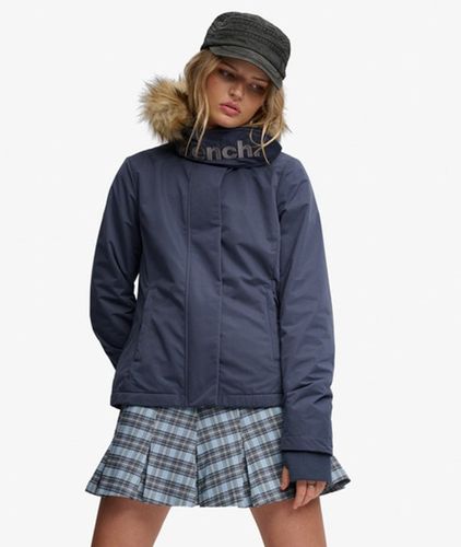 Damen Bench Windcheater-jacke mit Kunstfellkapuze - Größe: M - Superdry - Modalova