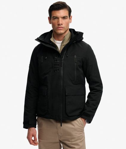 Herren Ultimate Windbreaker mit Stickerei und Kapuze - Größe: L - Superdry - Modalova