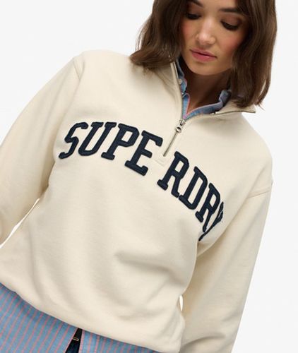 Sweatshirt Demi-zip Athletic Essentials Appliqué Taille: 34 - Superdry - Modalova