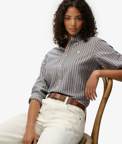 Chemise Oxford Slim Manches Longues Taille: 44 - Superdry - Modalova