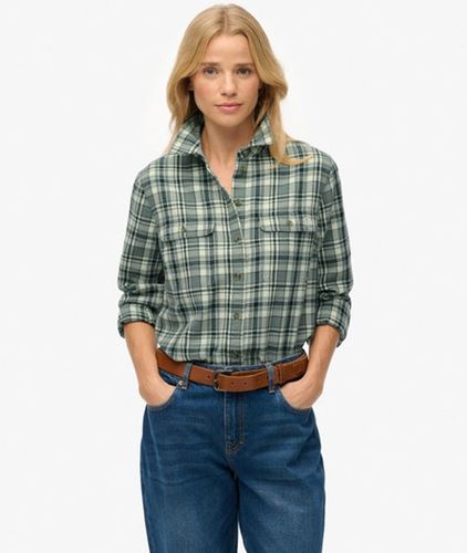 Damen Holzfäller Karo Flanellhemd - Größe: 40 - Superdry - Modalova