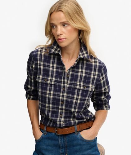 Chemise en Flanelle à Carreaux Bûcheron Taille: 42 - Superdry - Modalova