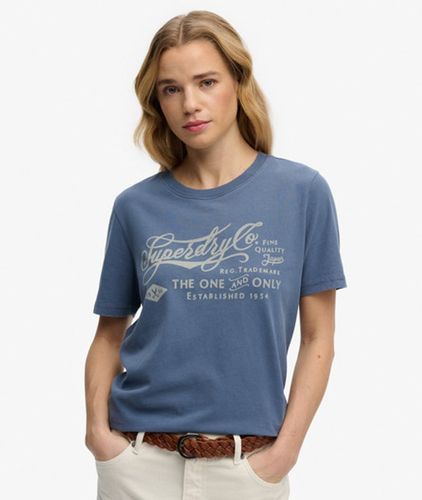 Damen Industry Workwear T-shirt in Lockerer Passform - Größe: 38 - Superdry - Modalova