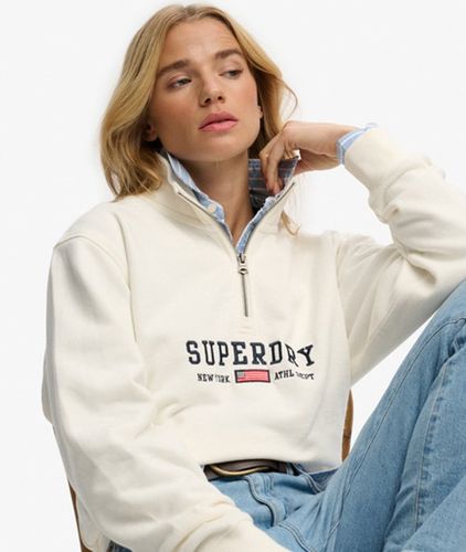 Sweatshirt Demi-zip Athletic Essentials Graphique Taille: 36 - Superdry - Modalova