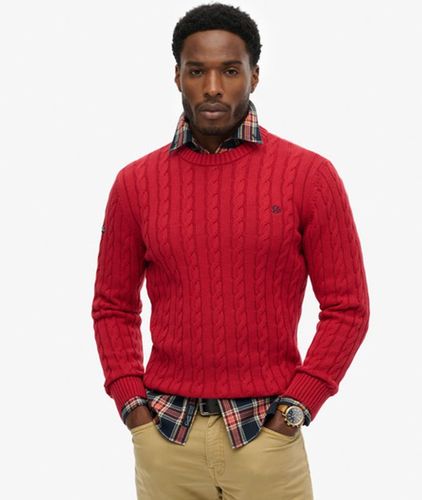 Pull Ras du Cou en Maille Torsadée Taille: L - Superdry - Modalova