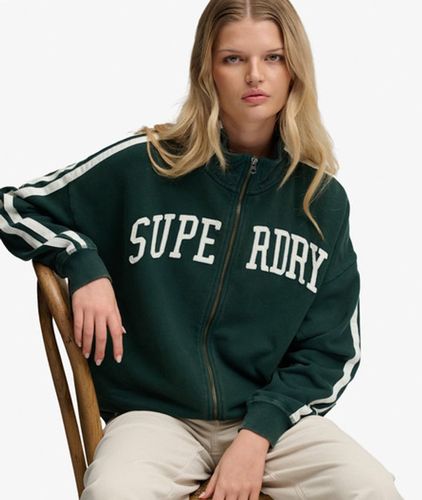 Damen Lockeres Athletic Essentials Trainingsoberteil mit Applikation - Größe: 42 - Superdry - Modalova