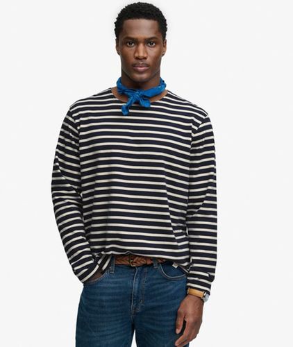 T-shirt à Manches Longues Rayé The Merchant Store Taille: M - Superdry - Modalova