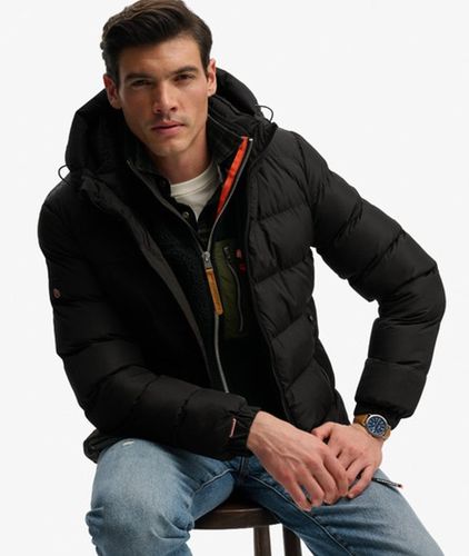 Herren Sportliche Kapuzen-steppjacke mit Lockerer Passform - Größe: Xxl - Superdry - Modalova