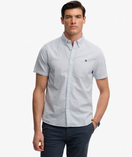 Herren Classic Seersucker Kurzarmhemd - Größe: XL - Superdry - Modalova
