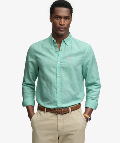 Chemise en Coton-lin Coupe Décontractée Taille: XL - Superdry - Modalova