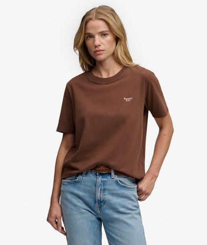 T-shirt Signature Embroidered Coupe Décontractée Taille: 38 - Superdry - Modalova