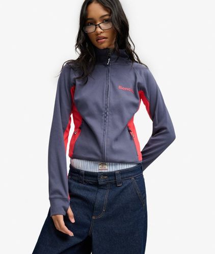 Damen Bench Hochkragen-trainingsjacke mit Kontrastdetails - Größe: L - Superdry - Modalova