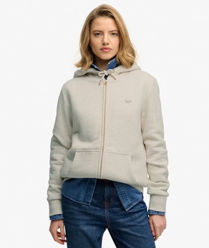 Sweat à Capuche Zippé Doublé en Borg Essential Taille: 38 - Superdry - Modalova