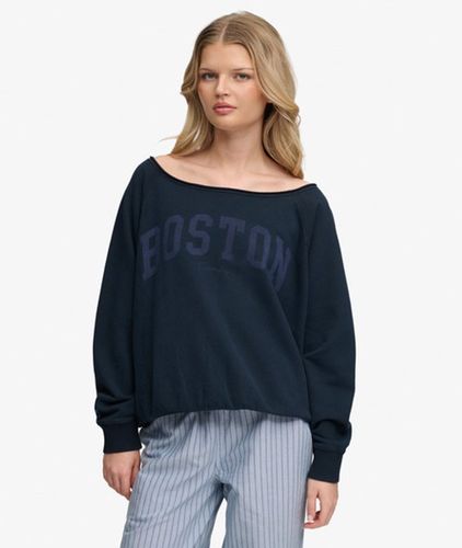 Damen Athletic Essentials Bardot-sweatshirt - Größe: 42 - Superdry - Modalova