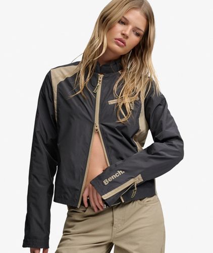 Damen Logo-Druck Bench Shell Jacke Mit Doppelreißverschluss, , Größe: M - Superdry - Modalova