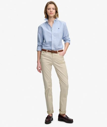 Pantalon Sateen Slim Taille Moyenne Taille: 34/30 - Superdry - Modalova