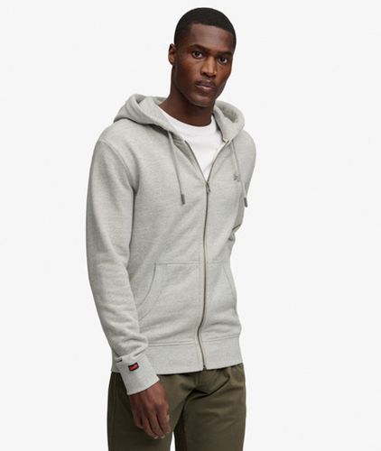 Herren Essential Logo Zip-hoodie mit Angerauter Innenseite - Größe: XL - Superdry - Modalova