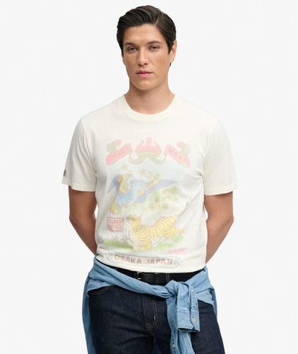 Herren Lässiges Vintage Tokyo T-shirt mit Logo - Größe: XL - Superdry - Modalova