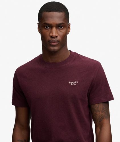 T-shirt Essential Serif Logo Coupe Ajustée Taille: M - Superdry - Modalova