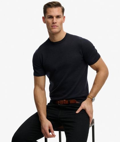 Coton Tricoté Premium T-Shirt, , Taille: L - Superdry - Modalova