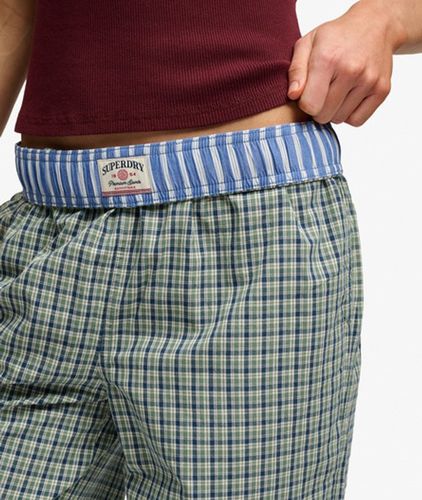 Pantalon en Coton à Mini Carreaux Taille: 34 - Superdry - Modalova