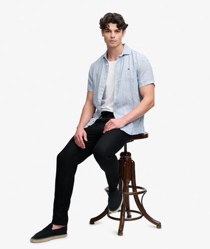 Herren The Merchant Store Leinenhose Straight Fit - Größe: S - Superdry - Modalova