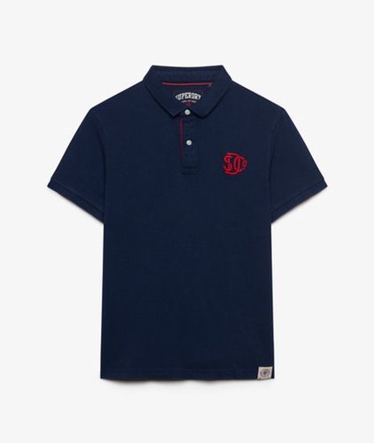 Polo Piqué Monogram Taille: L - Superdry - Modalova
