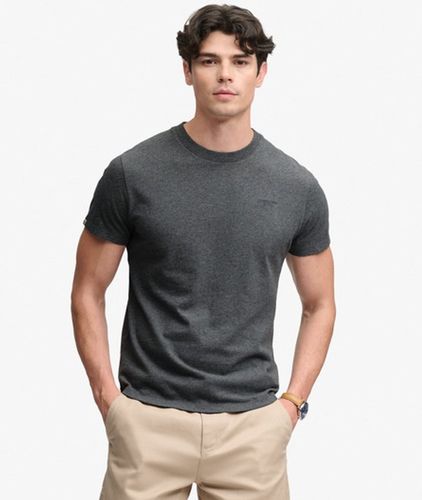 Herren Essential Stacked Logo T-shirt mit Schmaler Passform - Größe: XL - Superdry - Modalova