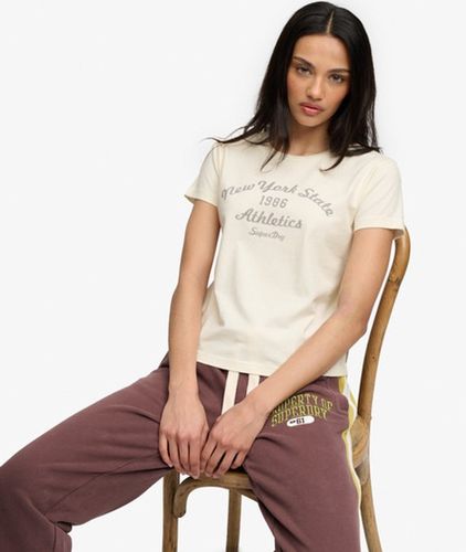 Damen Athletic Essentials T-shirt mit Schmaler Passform - Größe: 42 - Superdry - Modalova