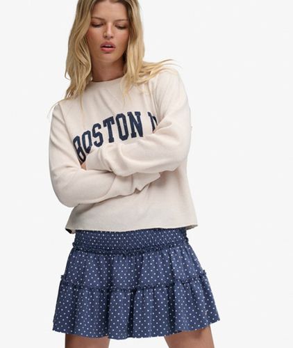 Damen Gestufter Jersey-minirock - Größe: 36 - Superdry - Modalova