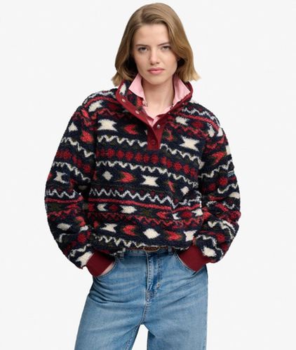 Damen Superweicher Bedruckter Teddy-fleece - Größe: 46 - Superdry - Modalova