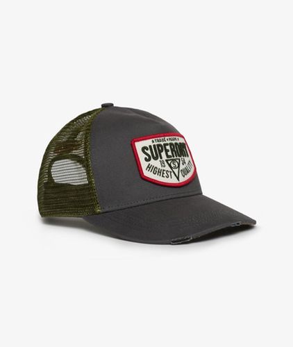 Coton Détail Logo En Mesh Casquette Trucker, & - Superdry - Modalova