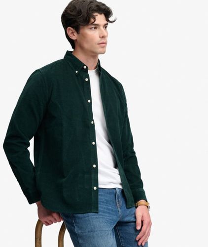 Herren Klassisches Feincord-hemd - Größe: S - Superdry - Modalova
