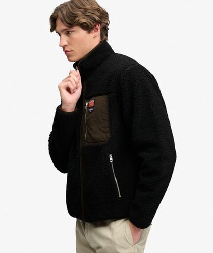 Herren Vintage Retro Fleecejacke mit Lockerer Passform - Größe: S - Superdry - Modalova